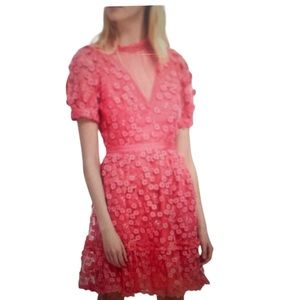 French connection dress size 2 color Cosmo. Shade of pinkish peach.